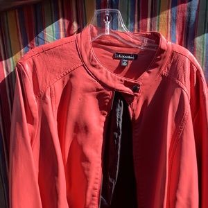 Roz&ALi Faux leather jacket *good used condition* 2x